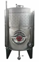 Емкость брожения/хранения - 2000 л с коническим днищем и рубашкой охлаждения